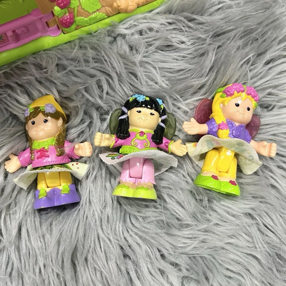 Fisher Price Little People Fairy Treehouse Playset Three Fairies & Unicorn